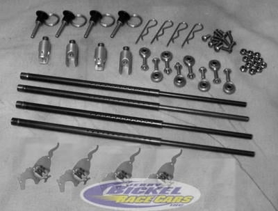 Custom Ford Mustang Wing Support Kit JBRC2013M